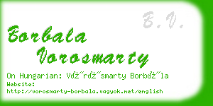 borbala vorosmarty business card